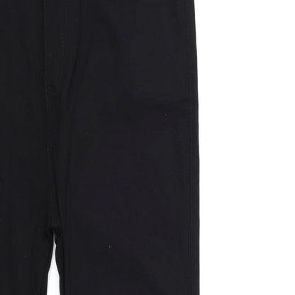 Womens UK Size XL Preworn Regular Fit  Black Trousers