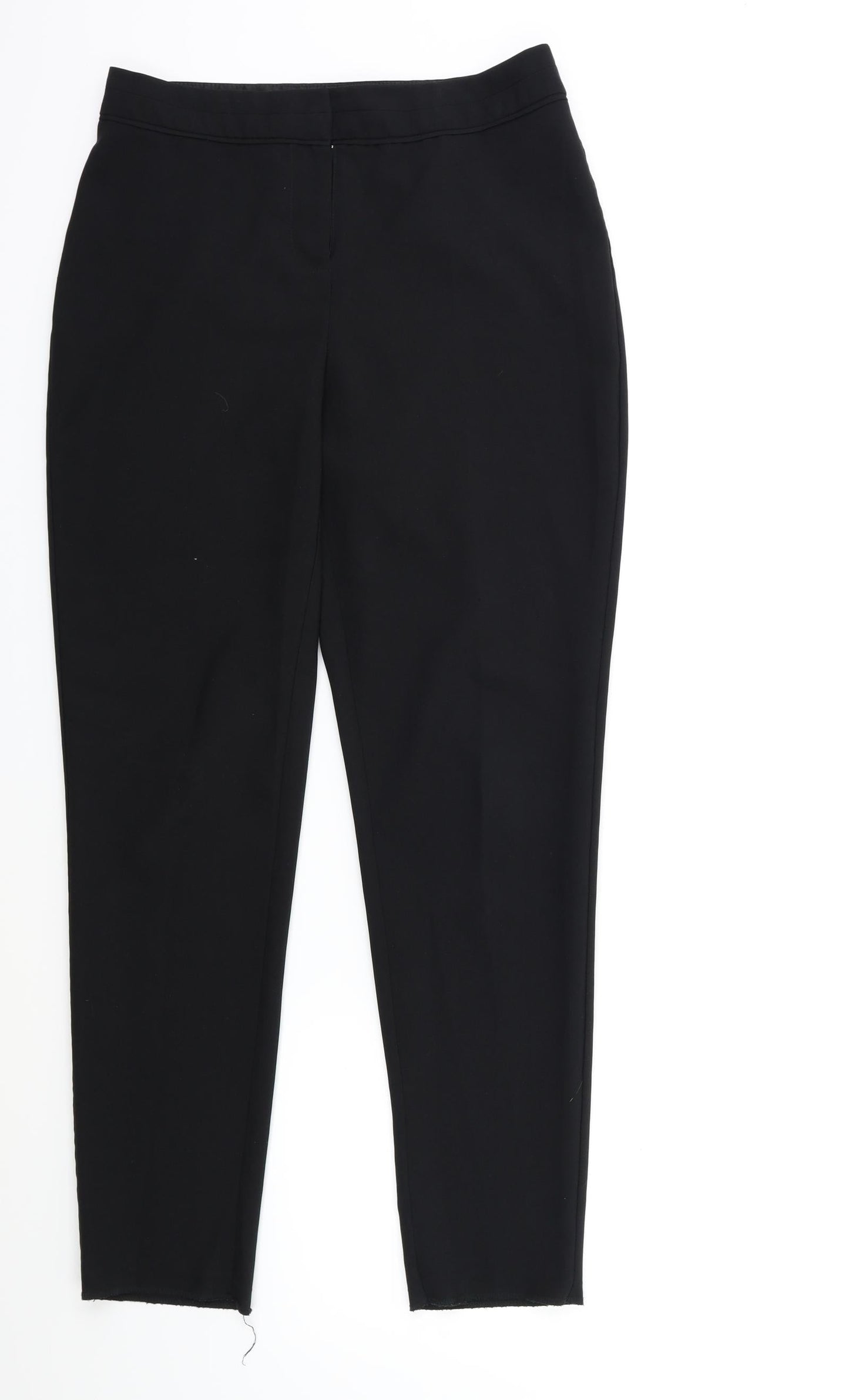 F&F Womens Black   Trousers  Size 8 L28 in