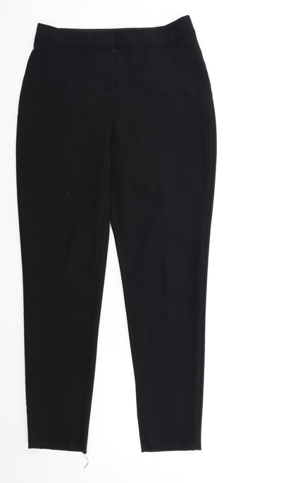 F&F Womens Black   Trousers  Size 8 L28 in