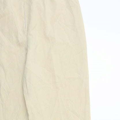 GEBER Womens Beige   Trousers  Size 14 L30 in