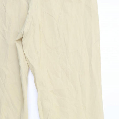 GEBER Womens Beige   Trousers  Size 14 L30 in