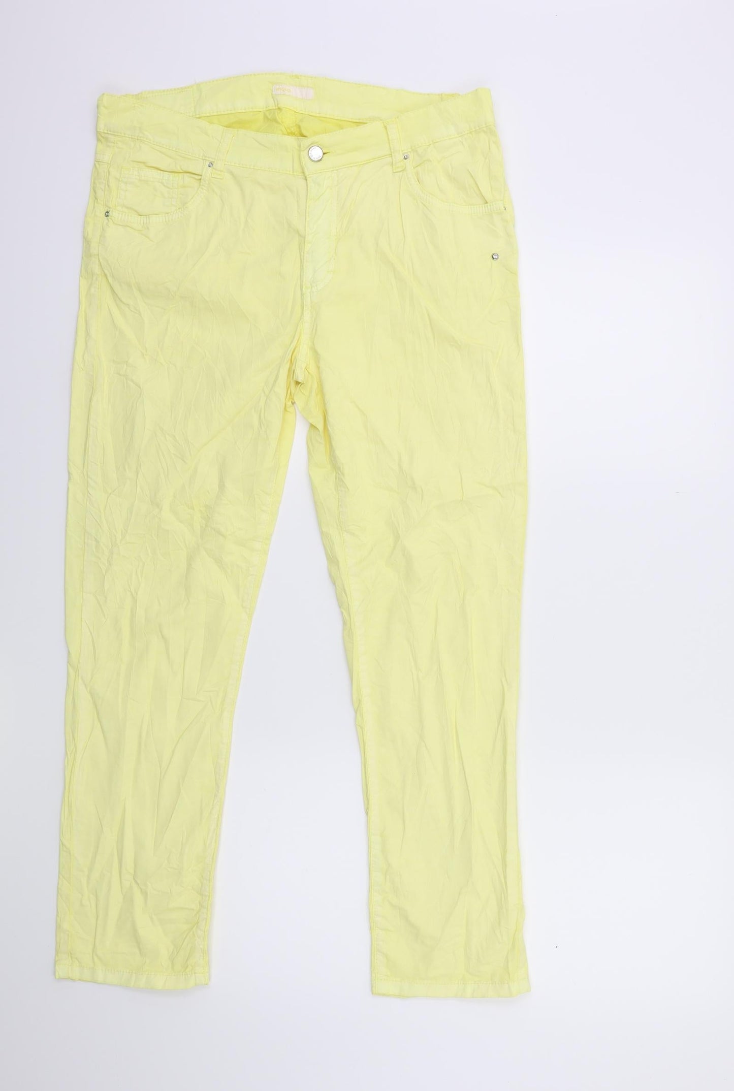 Angels Womens Yellow   Trousers  Size 34 in L27 in