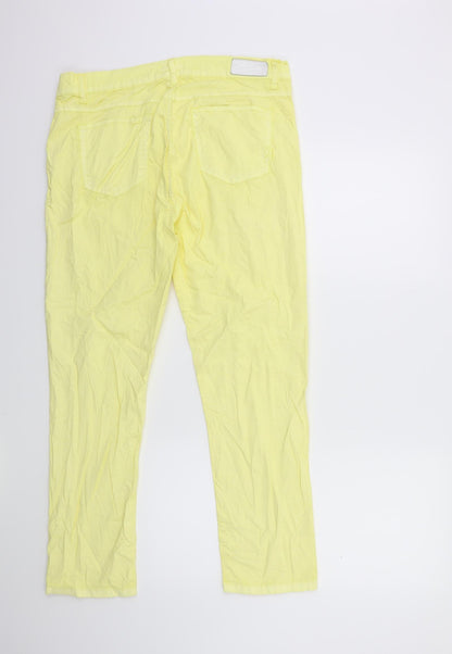 Angels Womens Yellow   Trousers  Size 34 in L27 in