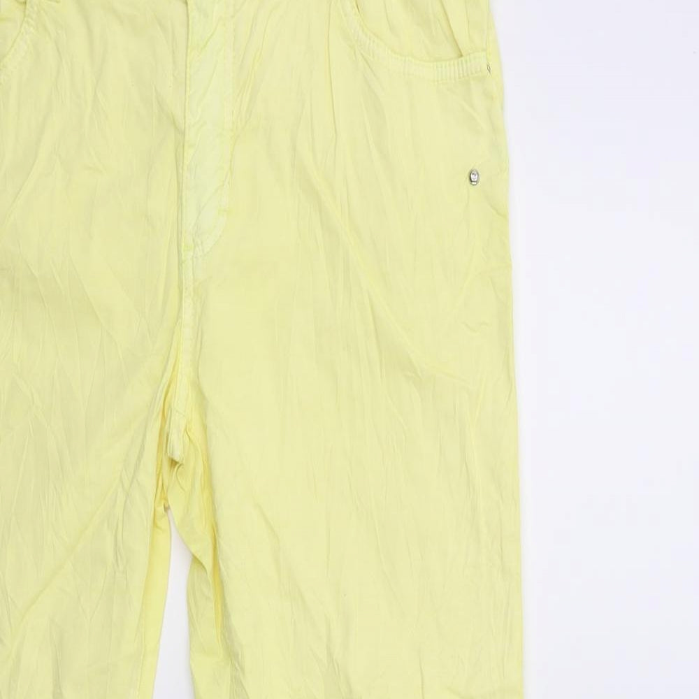 Angels Womens Yellow   Trousers  Size 34 in L27 in