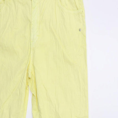 Angels Womens Yellow   Trousers  Size 34 in L27 in