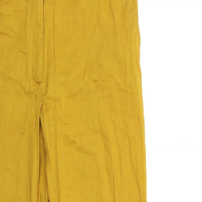 Womens UK Size 12 H&M Regular Fit  Brown Trousers