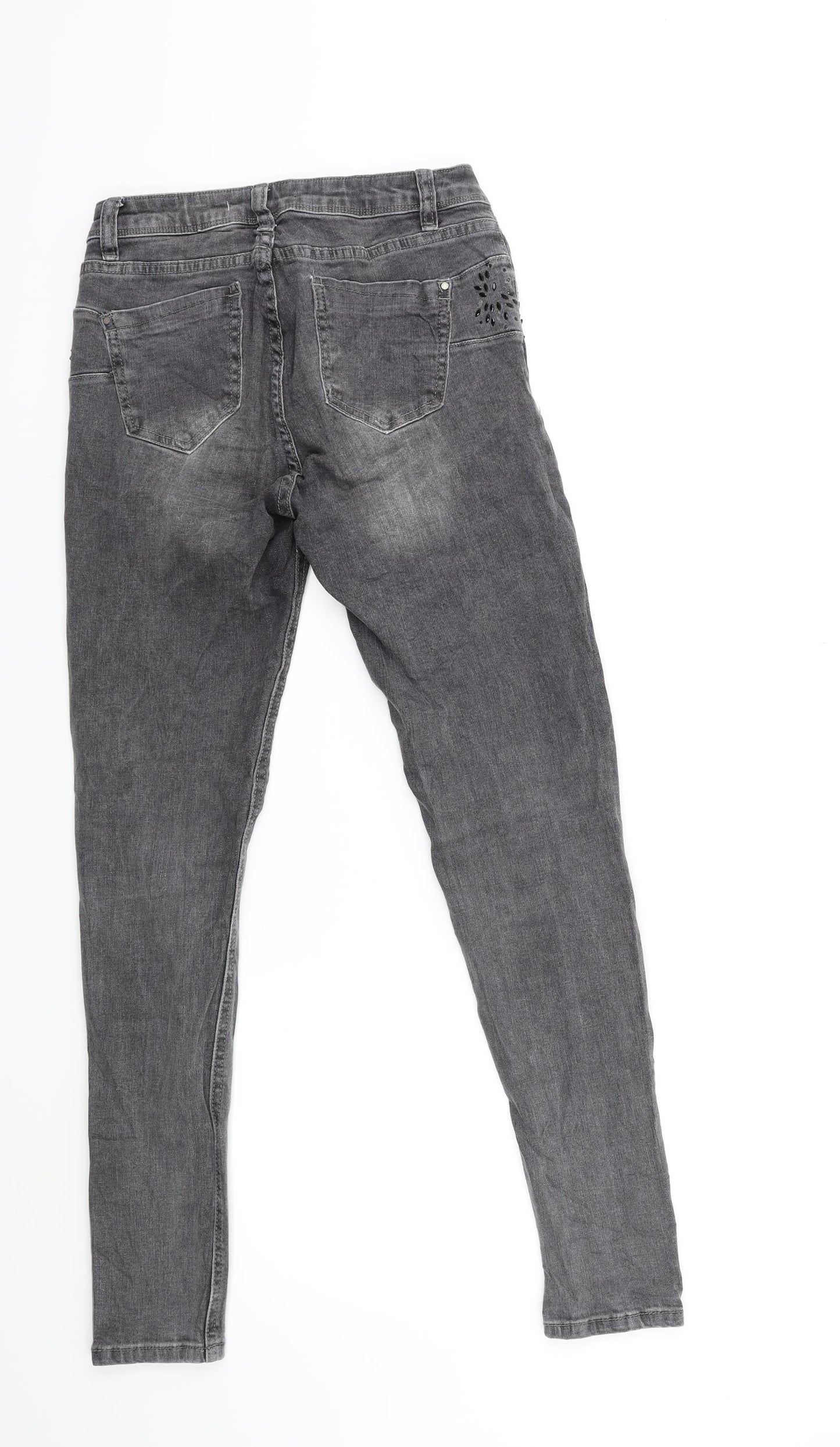 ghiaccio & limone Womens Black  Denim Skinny Jeans Size S L28 in