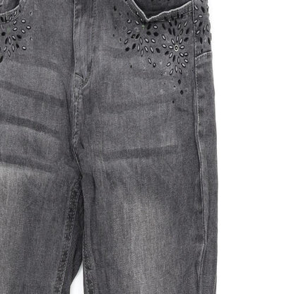 ghiaccio & limone Womens Black  Denim Skinny Jeans Size S L28 in