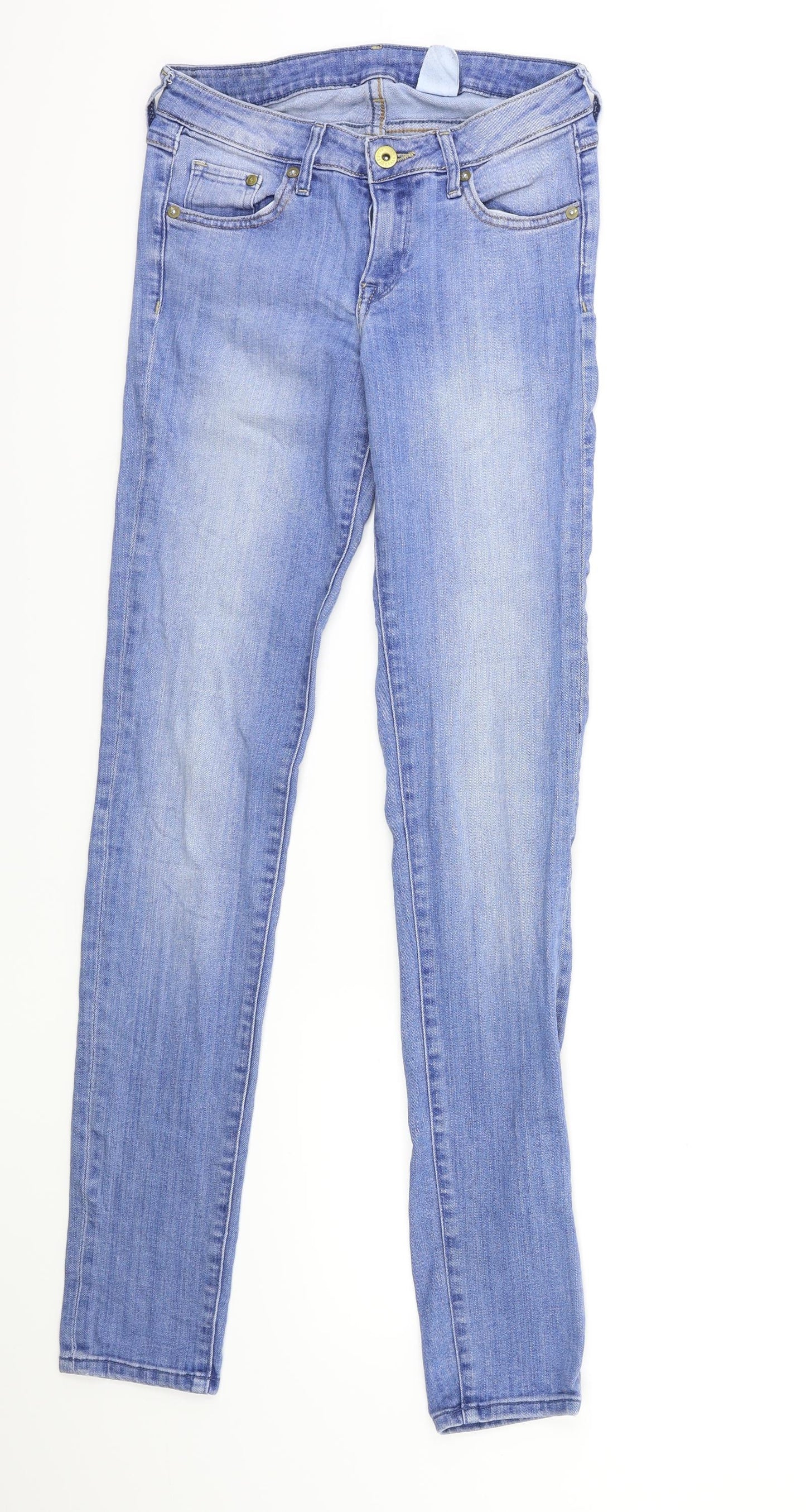Womens UK Size 26 in H&M Regular Fit Skinny Blue Jeans