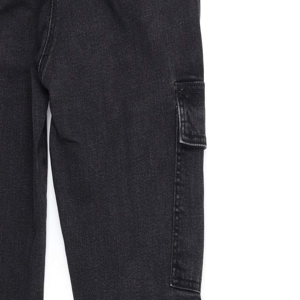 NEXT Womens Black  Denim Skinny Jeans Size 10 L28 in