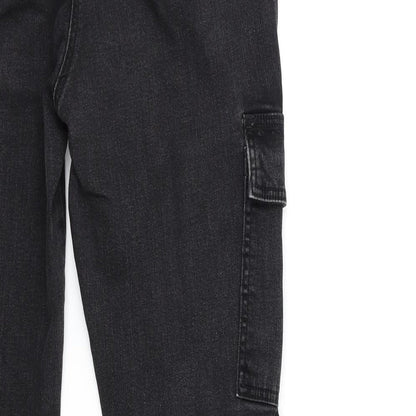 NEXT Womens Black  Denim Skinny Jeans Size 10 L28 in