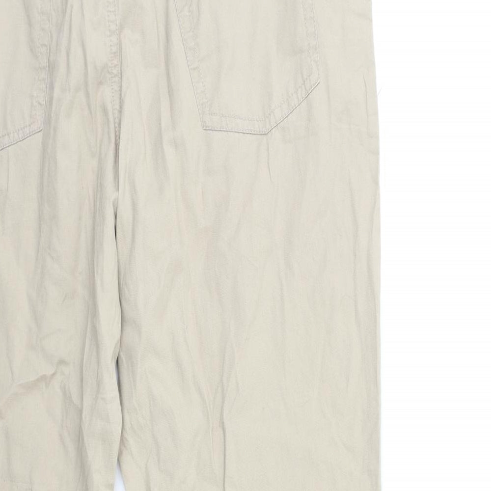 Womens UK Size 30 in Preworn Regular Fit  Beige Trousers
