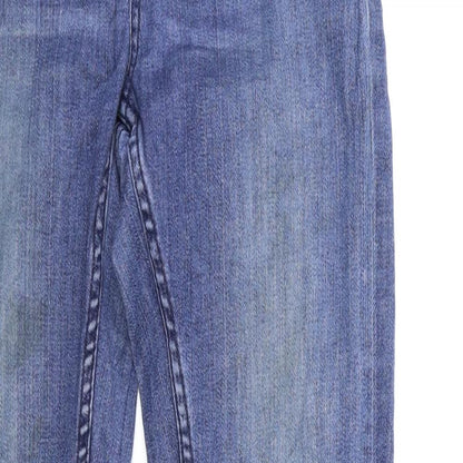 Preworn Womens Blue  Denim Skinny Jeans Size 26 in L28 in