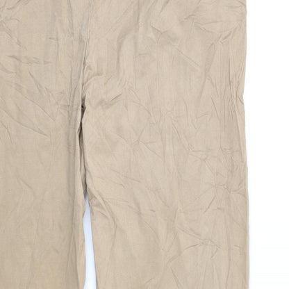 Womens UK Size 20 BPC Regular Fit Chino Brown Trousers