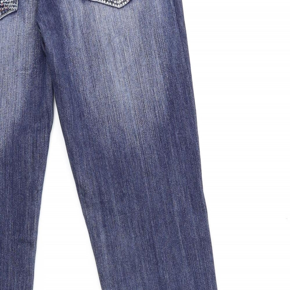 Reverse Womens Blue  Denim Skinny Jeans Size 10 L30 in