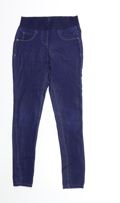 Womens UK Size 26 in Preworn Regular Fit Skinny Blue Jeans