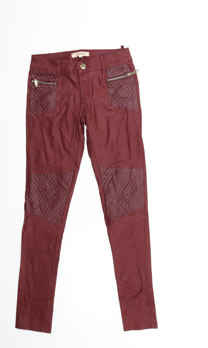 Georgia Womens Red   Trousers  Size S L29 in