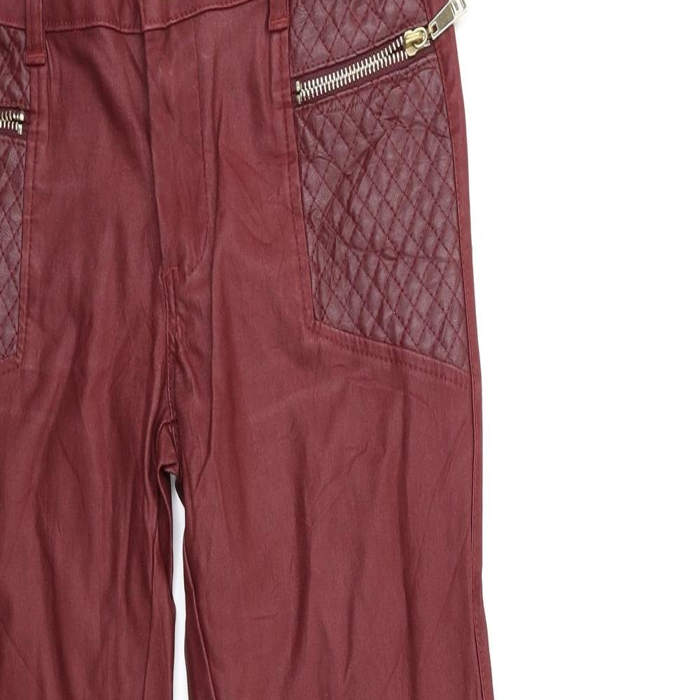 Georgia Womens Red   Trousers  Size S L29 in