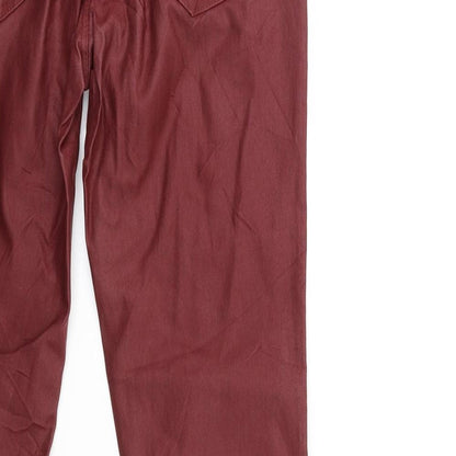 Georgia Womens Red   Trousers  Size S L29 in