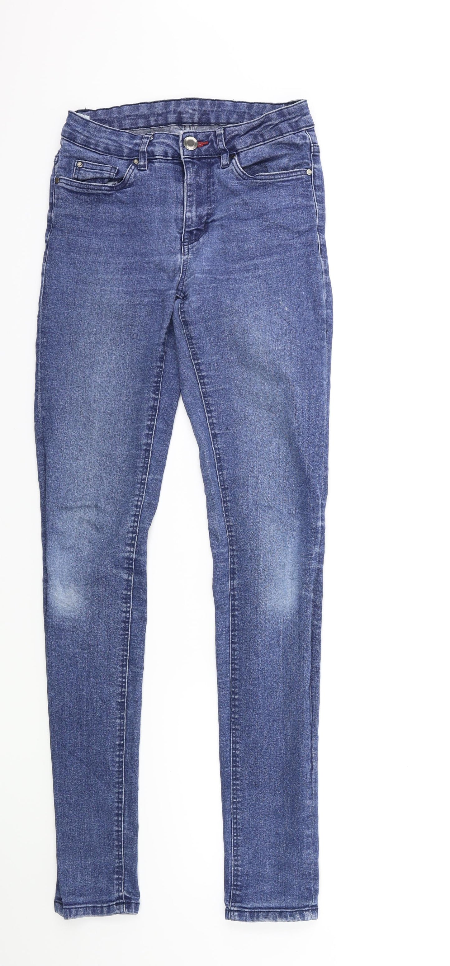 Womens UK Size 26 in Preworn Regular Fit Skinny Blue Jeans