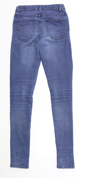 Womens UK Size 26 in Preworn Regular Fit Skinny Blue Jeans