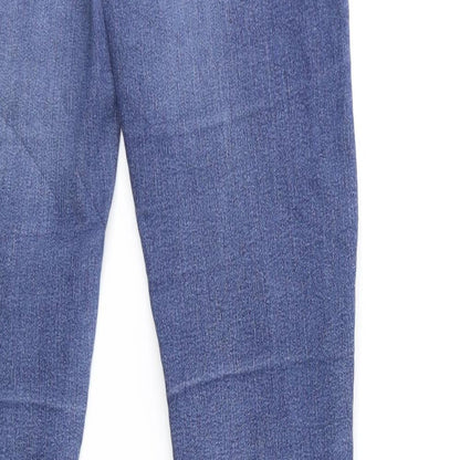 Womens UK Size 26 in Preworn Regular Fit Skinny Blue Jeans