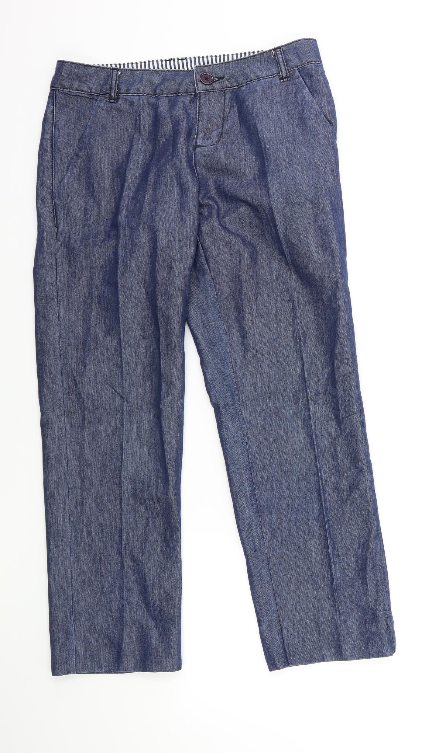 Womens UK Size 30 in Preworn Regular Fit Straight Blue Jeans