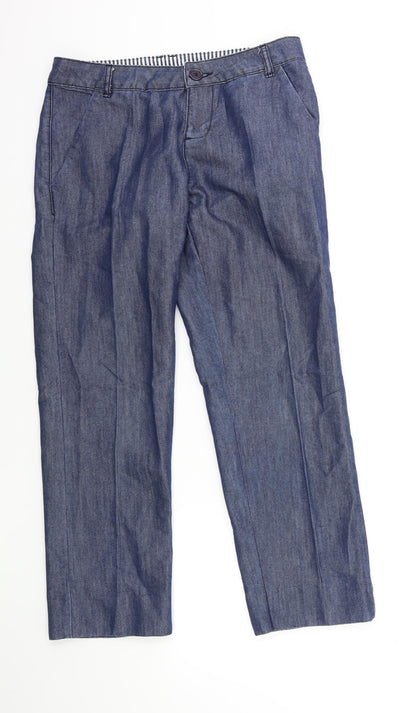 Womens UK Size 30 in Preworn Regular Fit Straight Blue Jeans
