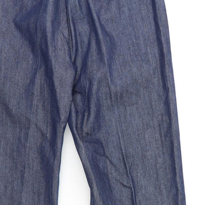 Womens UK Size 30 in Preworn Regular Fit Straight Blue Jeans