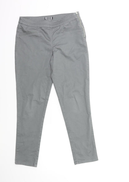 Womens UK Size 30 in Preworn Regular Fit Skinny Grey Jeans