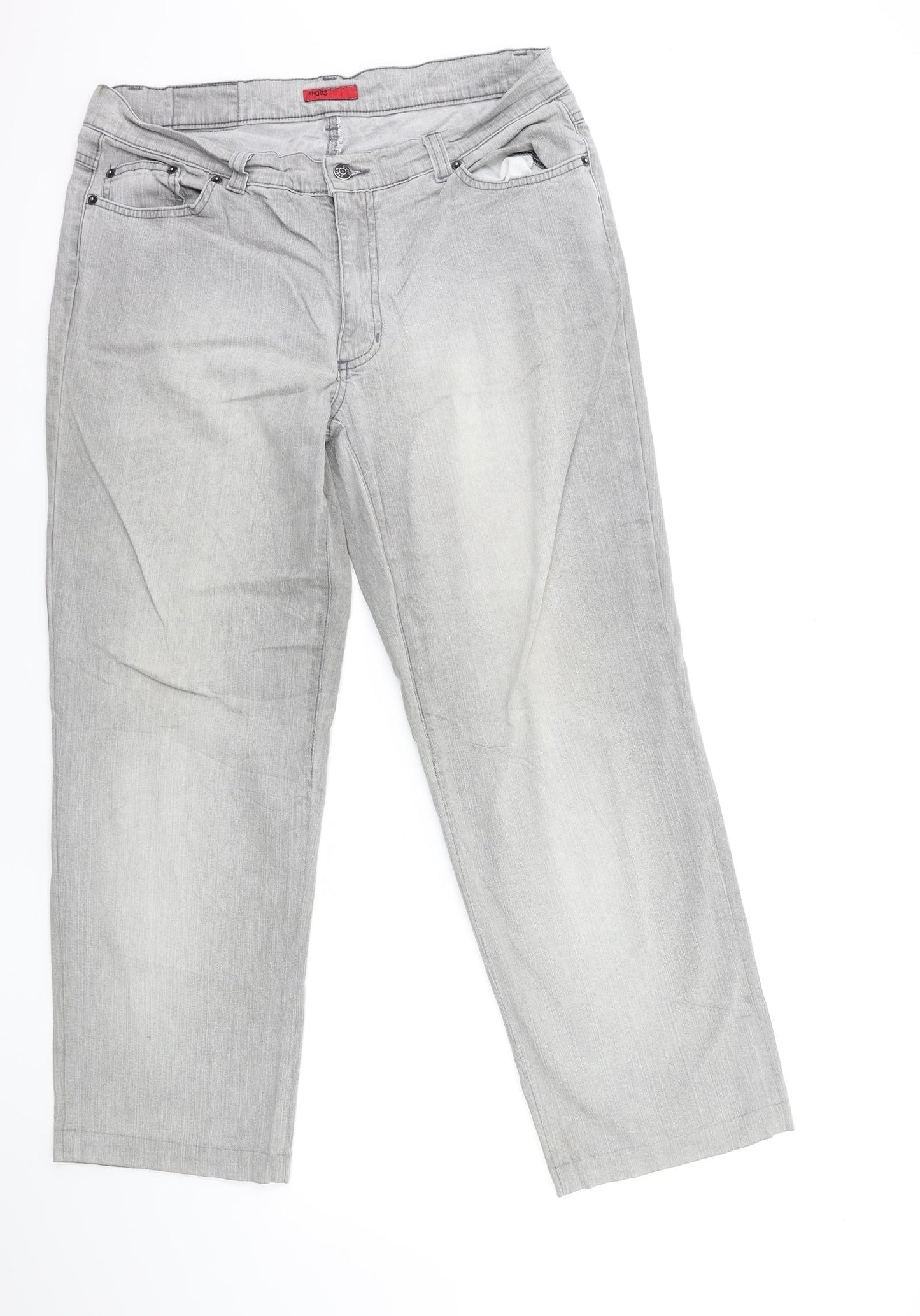 Womens UK Size 32 in Angels Regular Fit Straight Grey Jeans