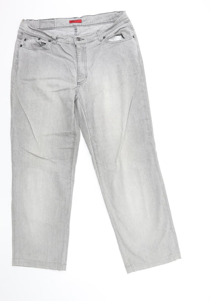 Womens UK Size 32 in Angels Regular Fit Straight Grey Jeans