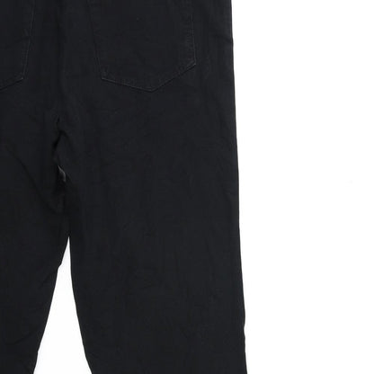 SHE Womens Black  Denim Tapered Jeans Size 14 L26 in