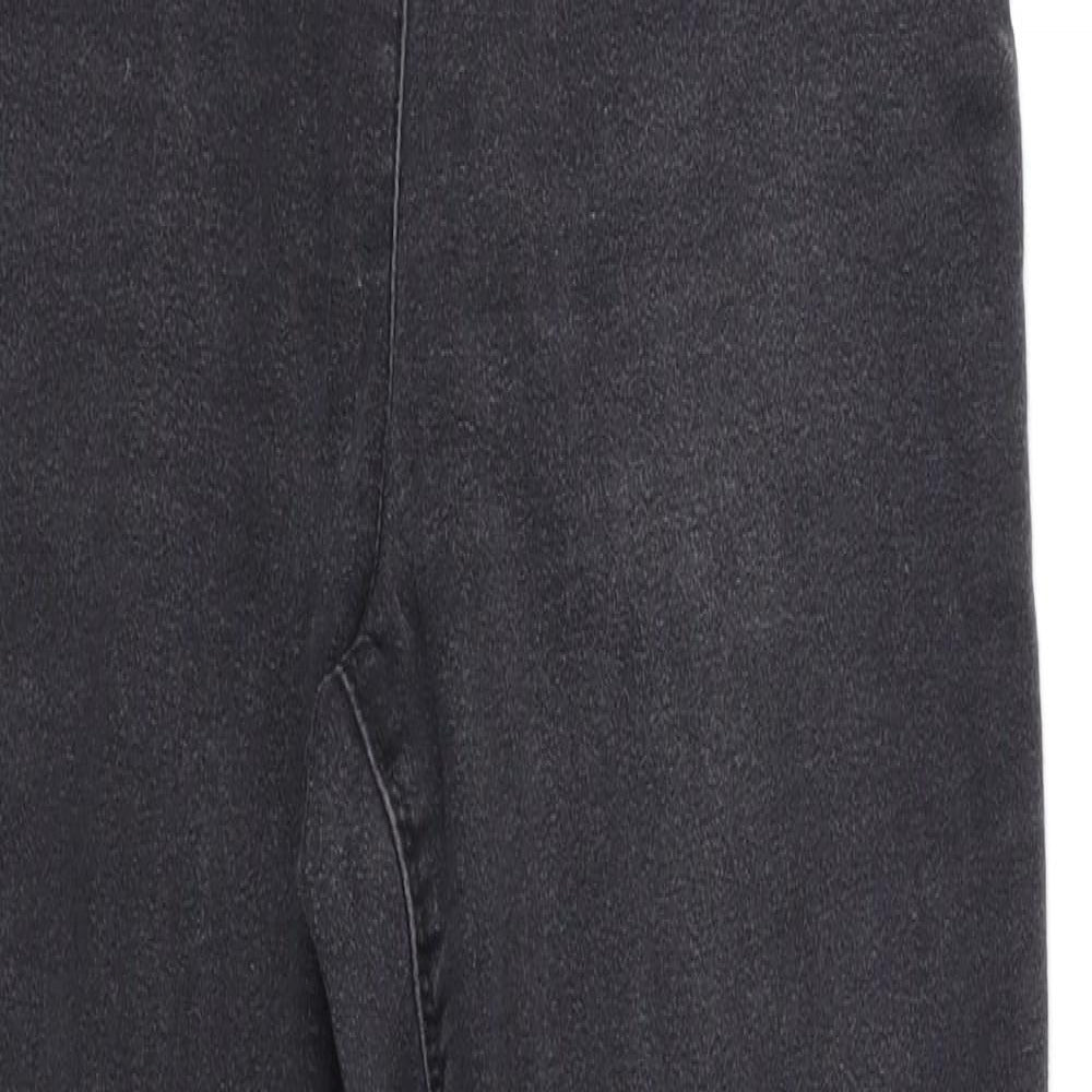 Womens UK Size 10 Papaya Regular Fit Skinny Grey Jeans