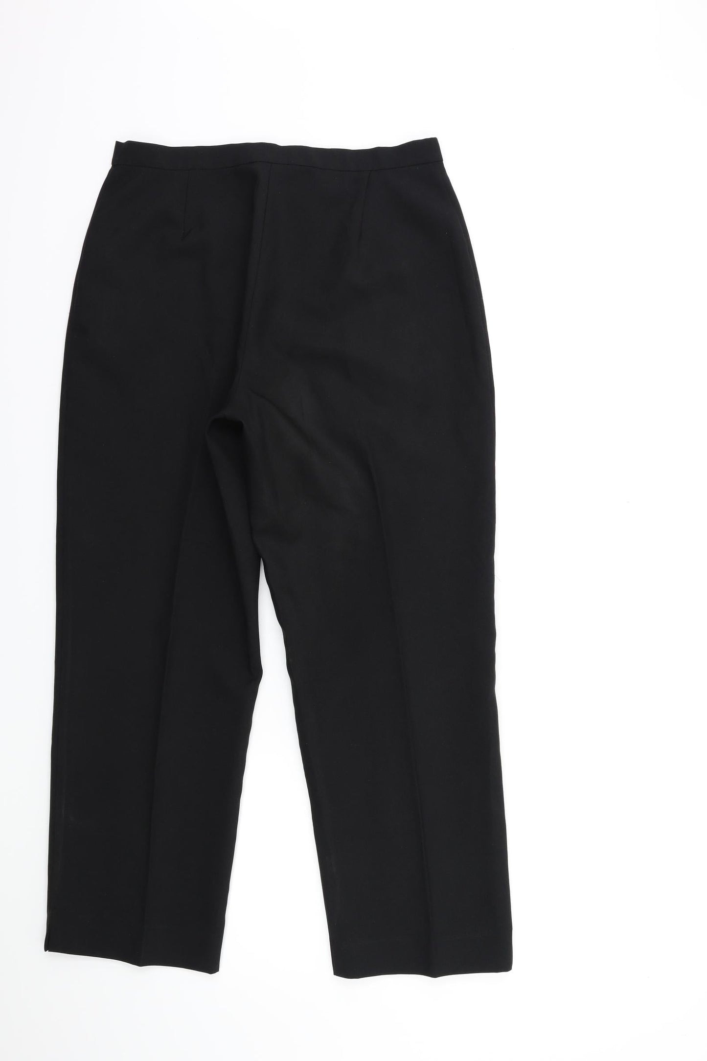 Womens UK Size 12 Sarah Hamilton Regular Fit  Black Trousers