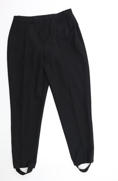 Womens UK Size 16 Marks and Spencer Regular Fit  Black Trousers