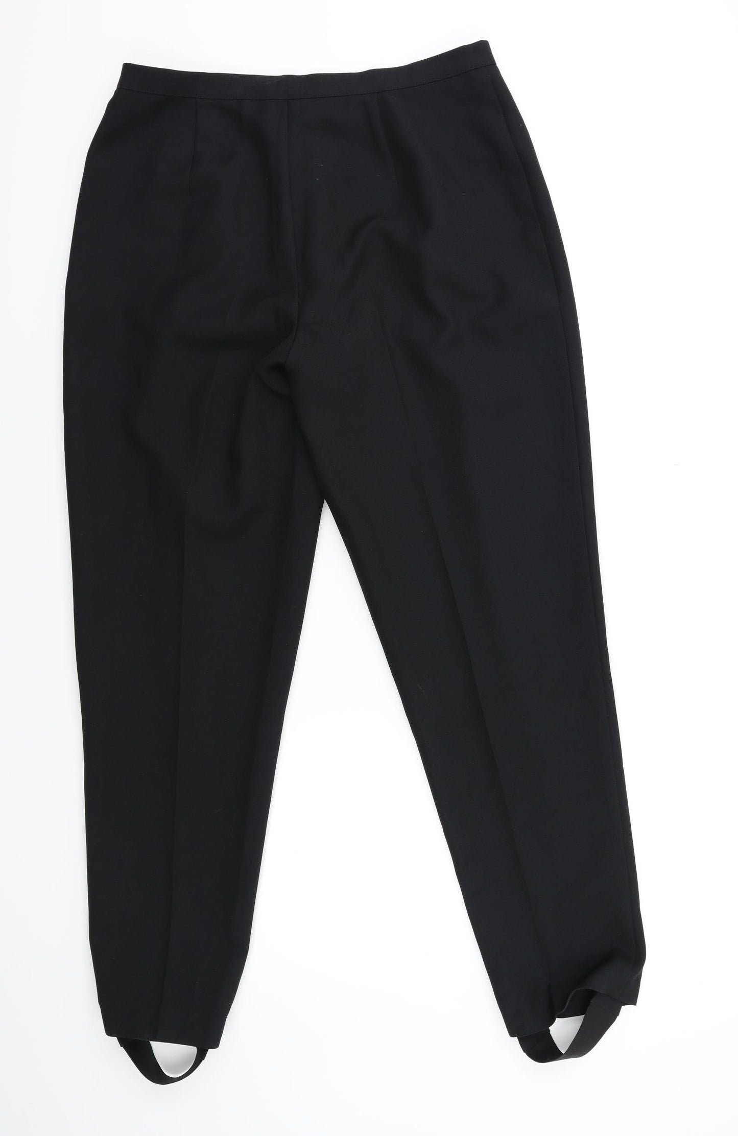 Womens UK Size 16 Marks and Spencer Regular Fit  Black Trousers