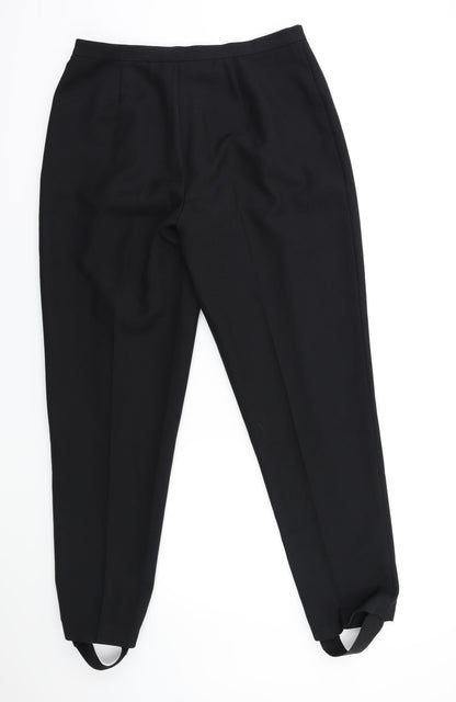Womens UK Size 16 Marks and Spencer Regular Fit  Black Trousers