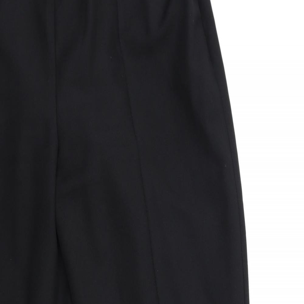 Womens UK Size 16 Marks and Spencer Regular Fit  Black Trousers