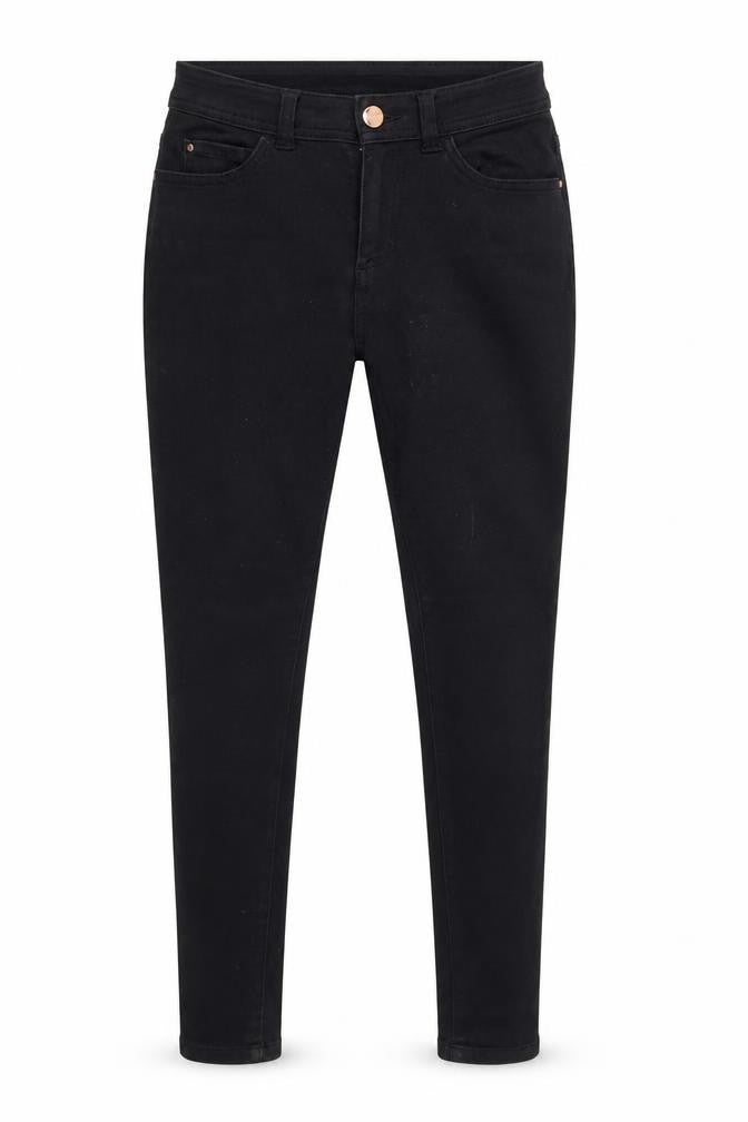 Womens UK Size 8 Peacocks Regular Fit Skinny Black Jeans