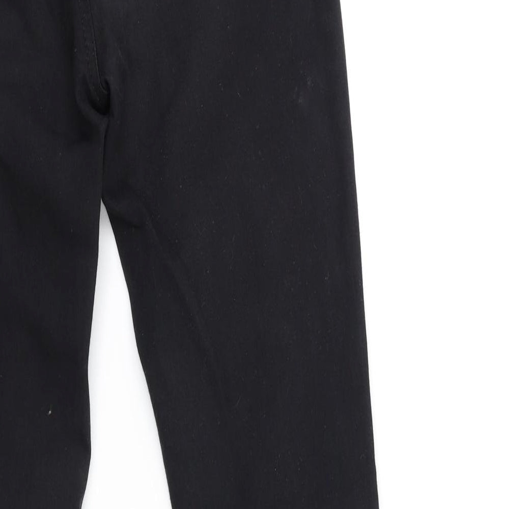 Peacocks Womens Black  Denim Skinny Jeans Size 8 L28 in