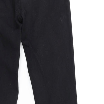 Peacocks Womens Black  Denim Skinny Jeans Size 8 L28 in