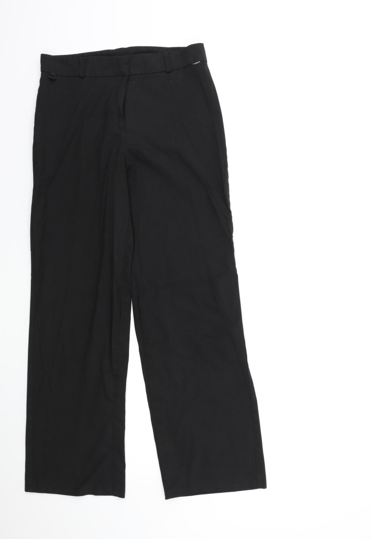 Womens UK Size 8 Cooperative Regular Fit  Black Trousers