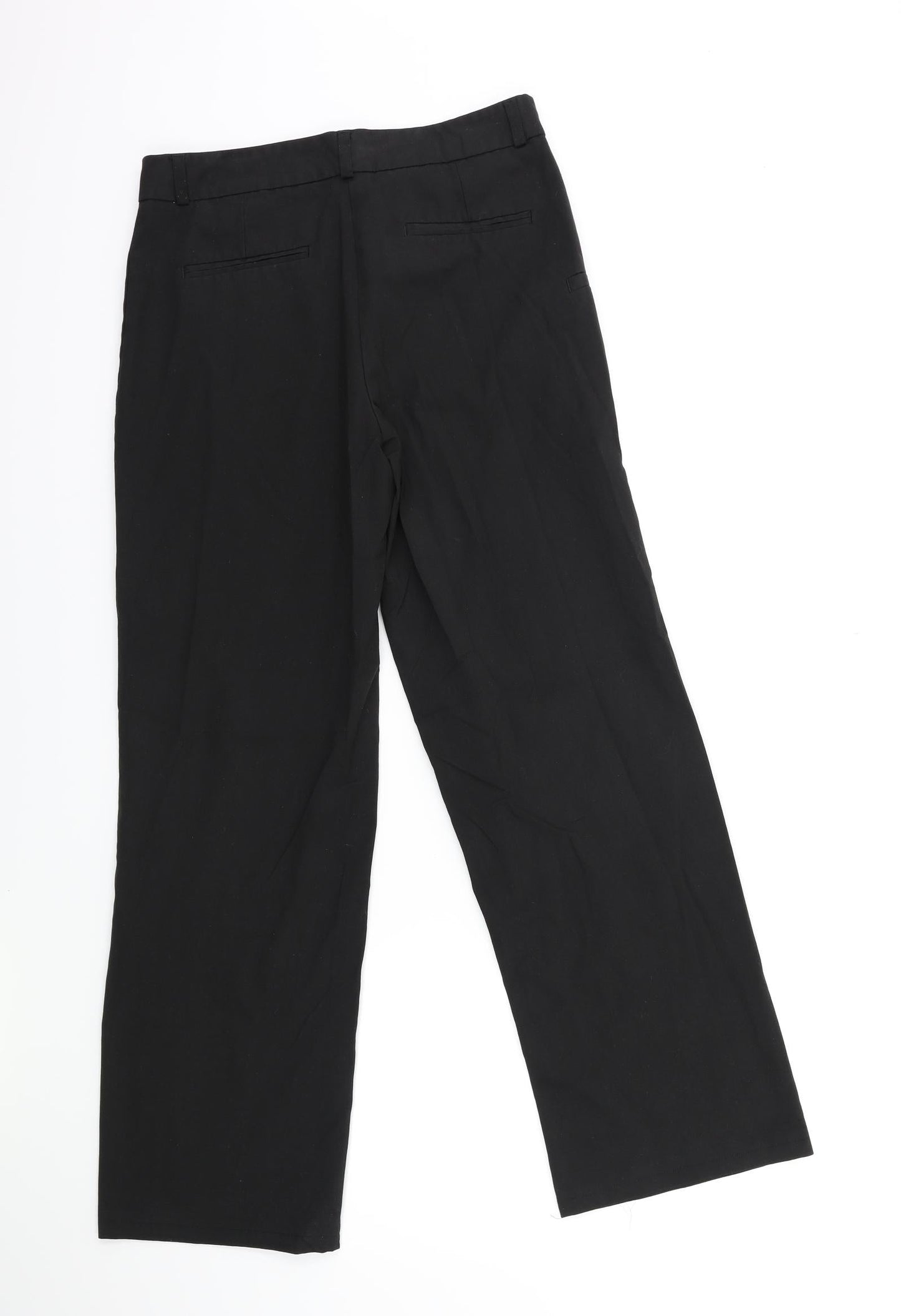 Womens UK Size 8 Cooperative Regular Fit  Black Trousers