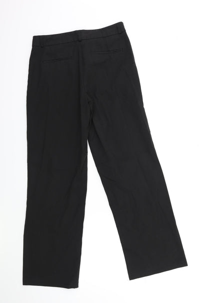 Womens UK Size 8 Cooperative Regular Fit  Black Trousers