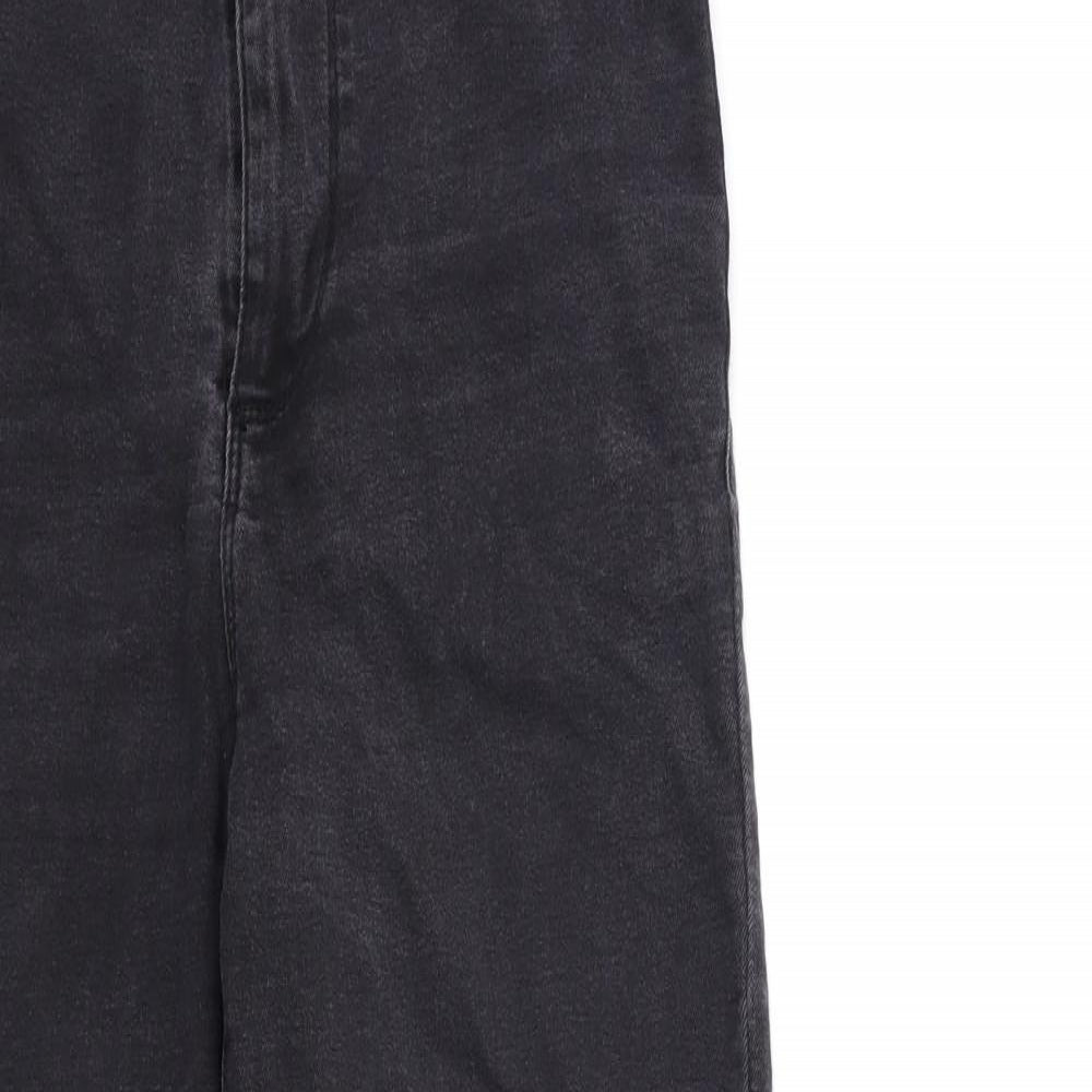 Denim & Co. Womens Black  Denim Skinny Jeans Size 12 L27 in