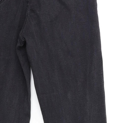 Denim & Co. Womens Black  Denim Skinny Jeans Size 12 L27 in