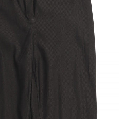 Womens UK Size 34 in NEXT Regular Fit  Brown Trousers