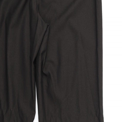 Womens UK Size 34 in NEXT Regular Fit  Brown Trousers