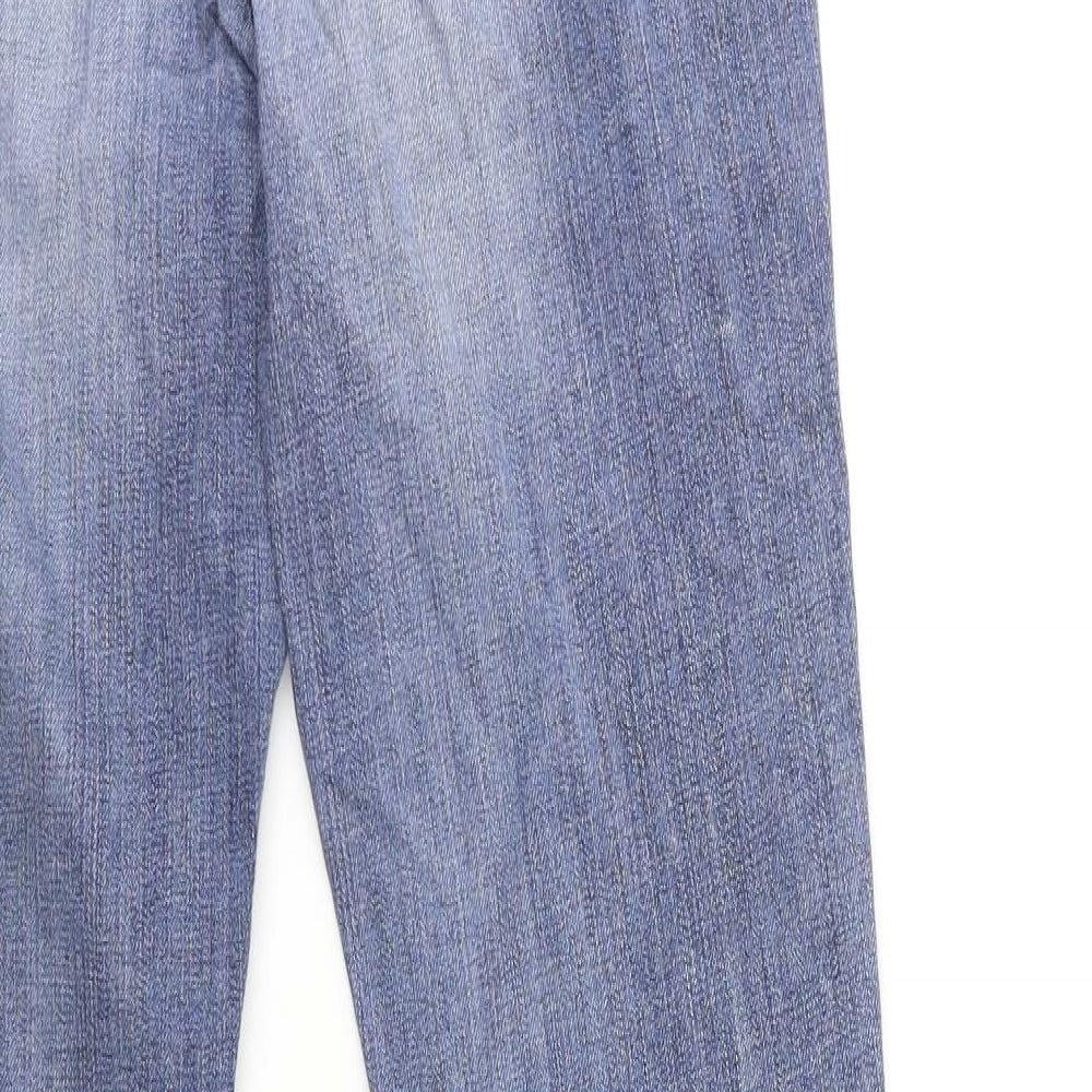 Topshop Womens Blue  Denim Skinny Jeans Size 28 in L32 in